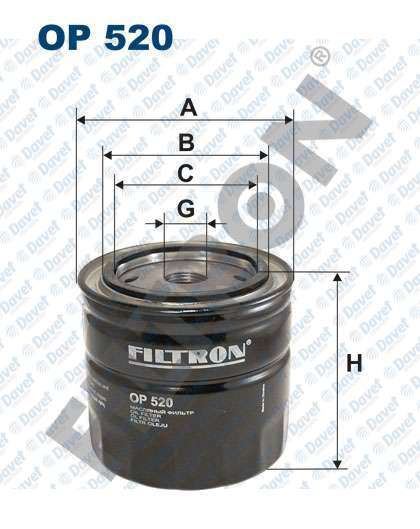 FILTRON OP520 Yag Filtresi M131 1.6 Dks